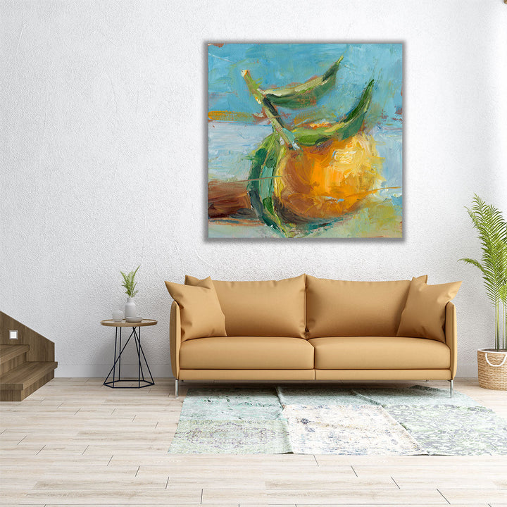 24x24 Canvas Print – orange fruit still life