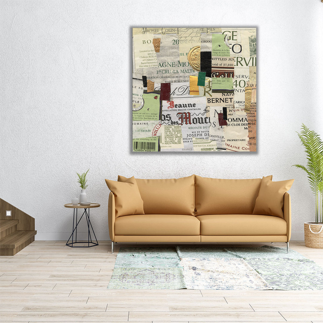 24x24 Canvas Print – sleek modern typography design