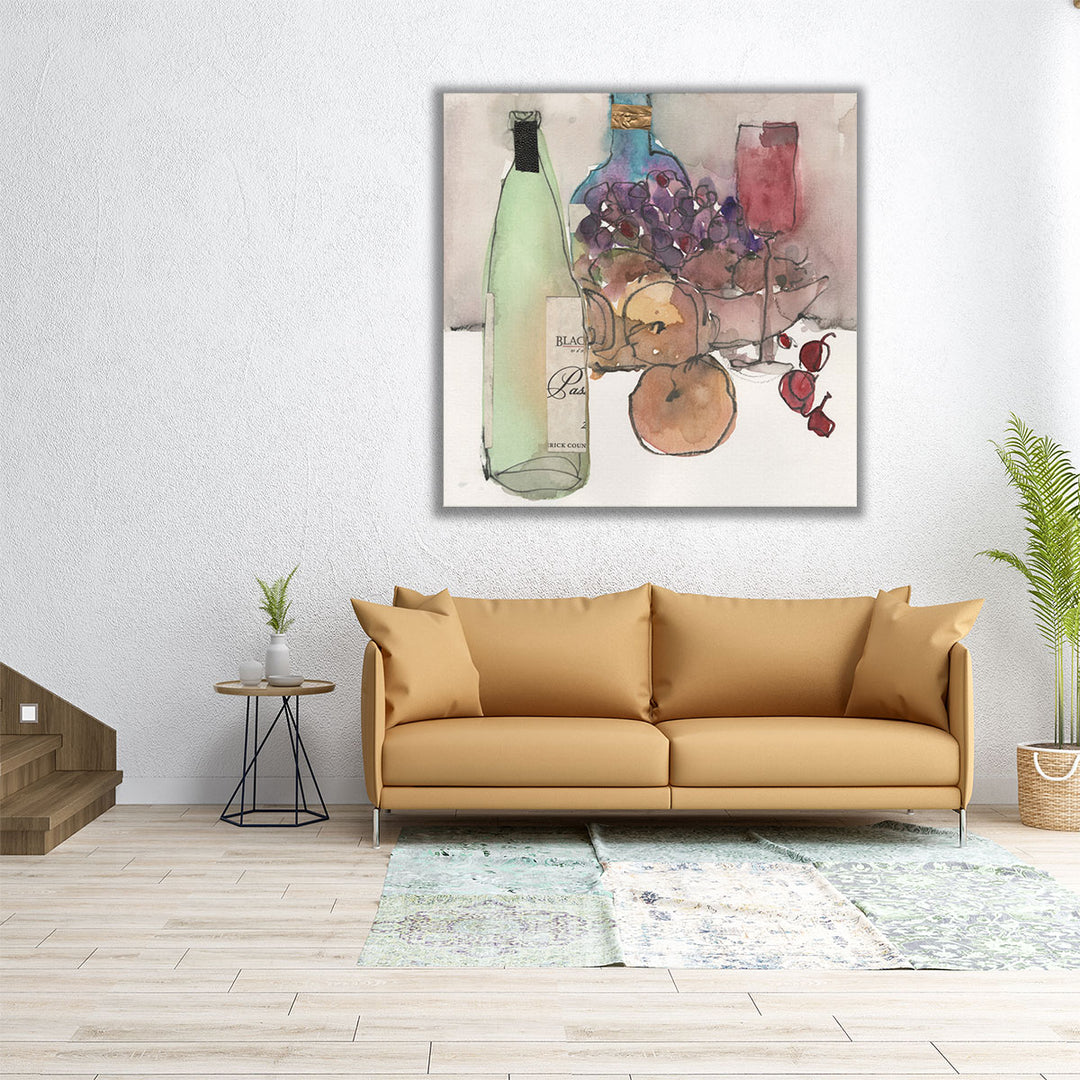 24x24 Canvas Print fruit mosaic detail