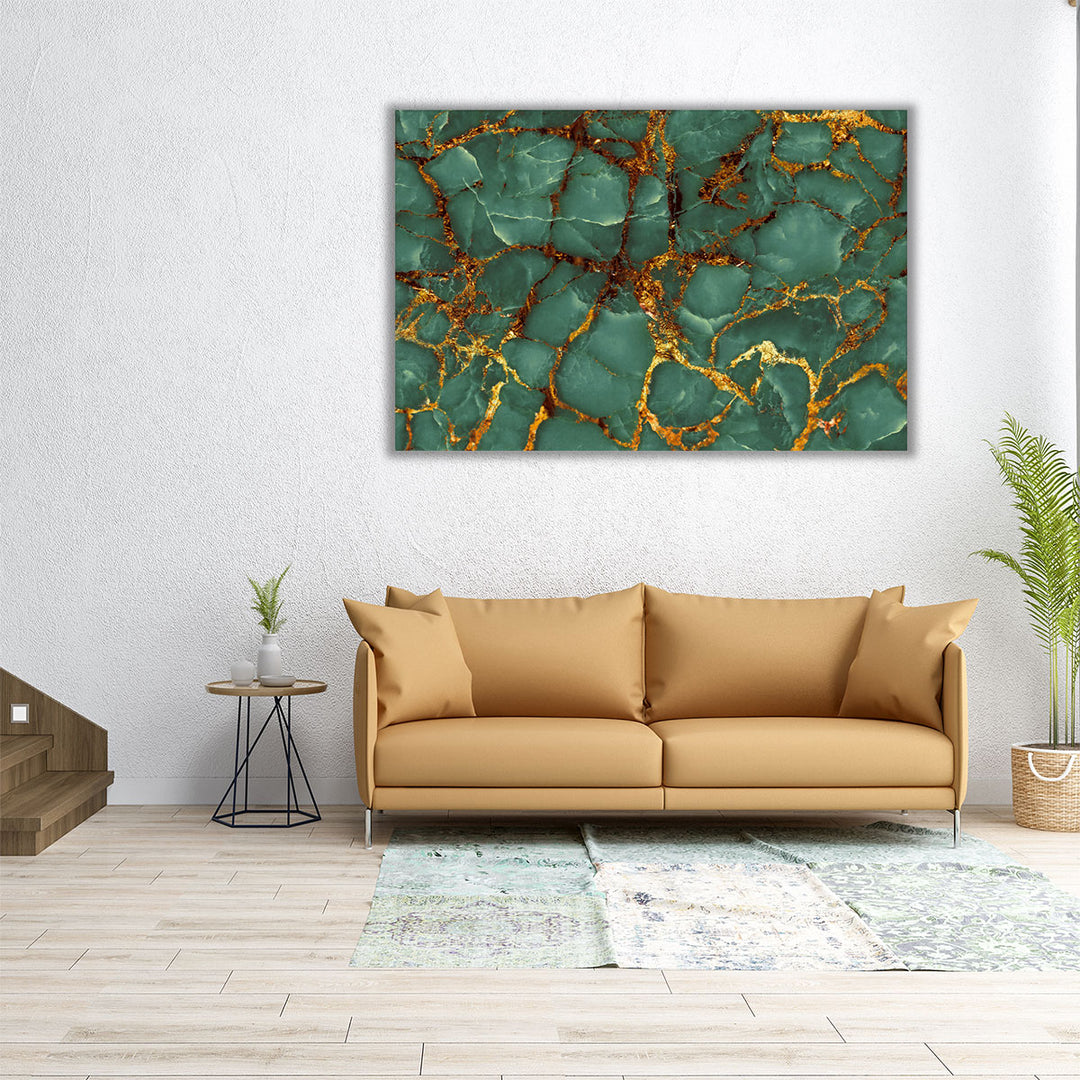 Large marble abstract wall design