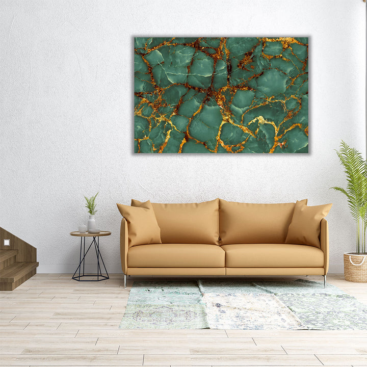 Large marble abstract wall design