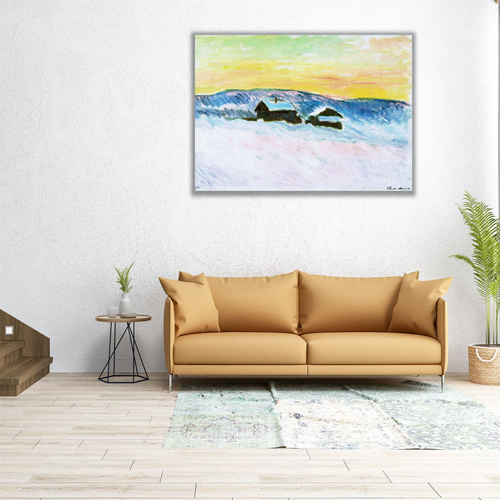 The Blue Houses, Marmottan, 1895 - Canvas Print Wall Art