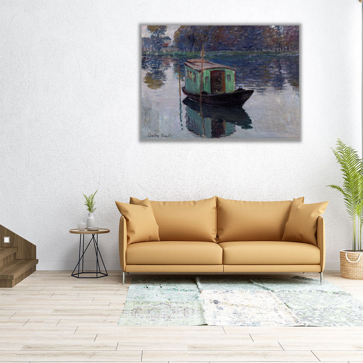 The Studio Boat, 1874 - Canvas Print Wall Art