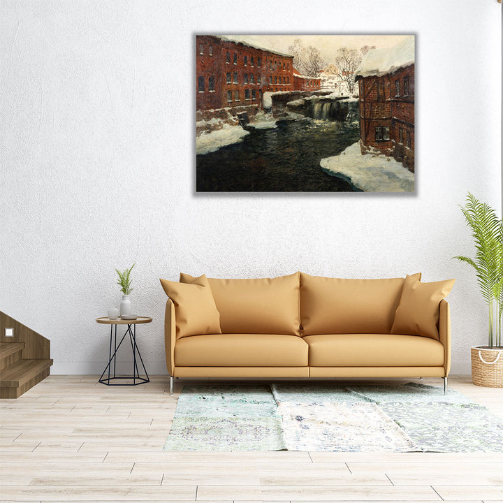 Mill Scene - Canvas Print Wall Art