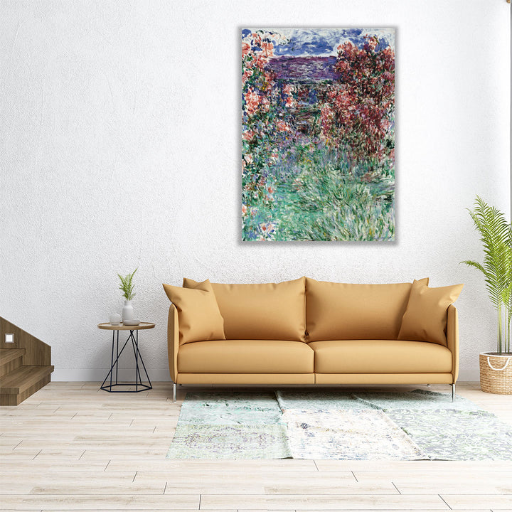 The House among the Roses, 1925 - Canvas Print Wall Art