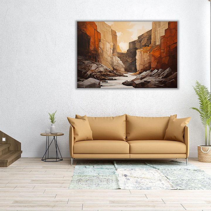 Rocky Realms 2 - Canvas Print Wall Art