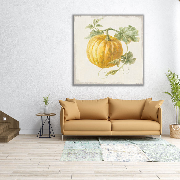 large kitchen art – neutral-toned vegetable study