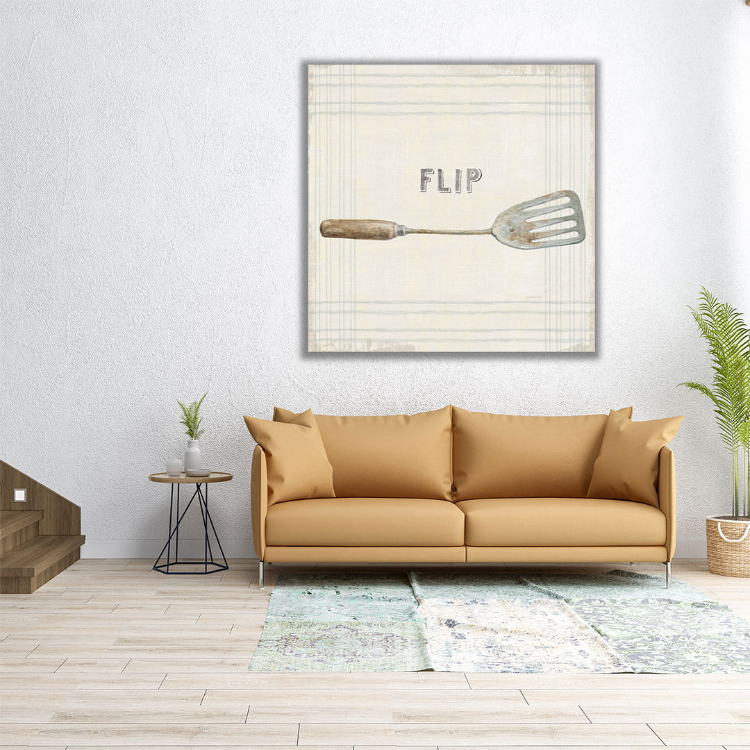 24x24 Canvas Print – sleek utensil graphic