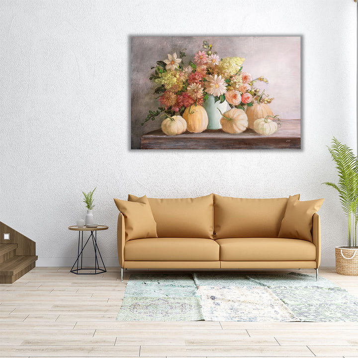 large floral kitchen art – gentle impressionist style