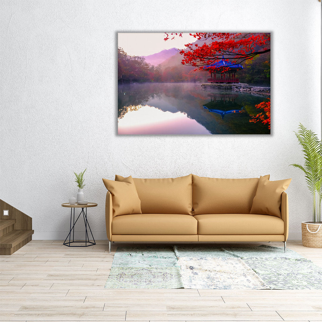 Colorful Autumn Season in Naejangsan National Park - Canvas Print Wall Art