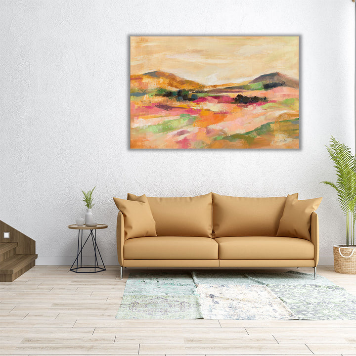 Abstract landscape artwork in large format