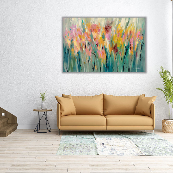 24x16 canvas floral blooms vibrant artwork
