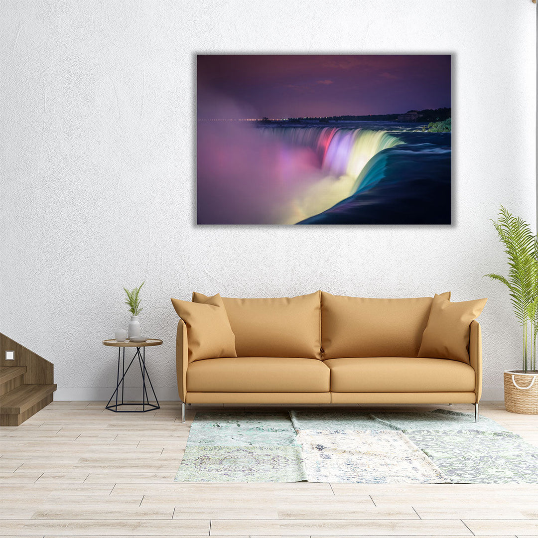 Niagara Falls at Night - Canvas Print Wall Art