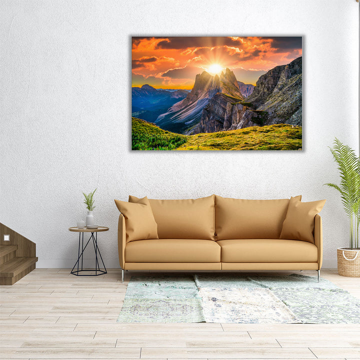 36x24 mountain sunrise landscape photo print