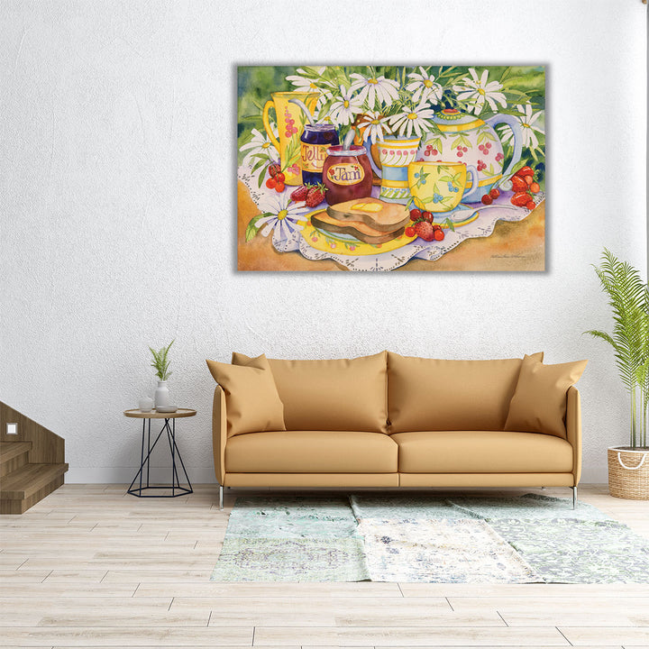 large kitchen art – vibrant kitchen highlight