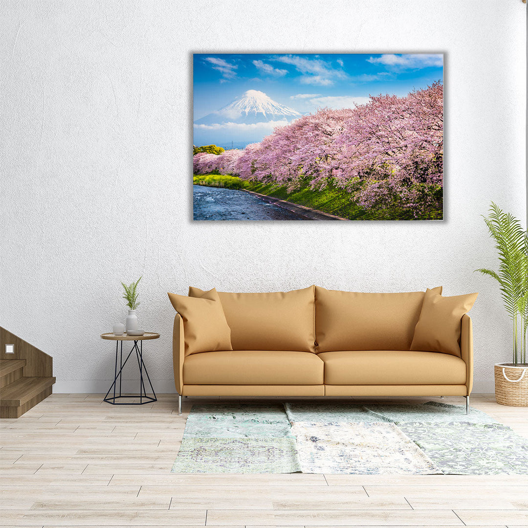 36×24 Canvas Print – modern spring scenery