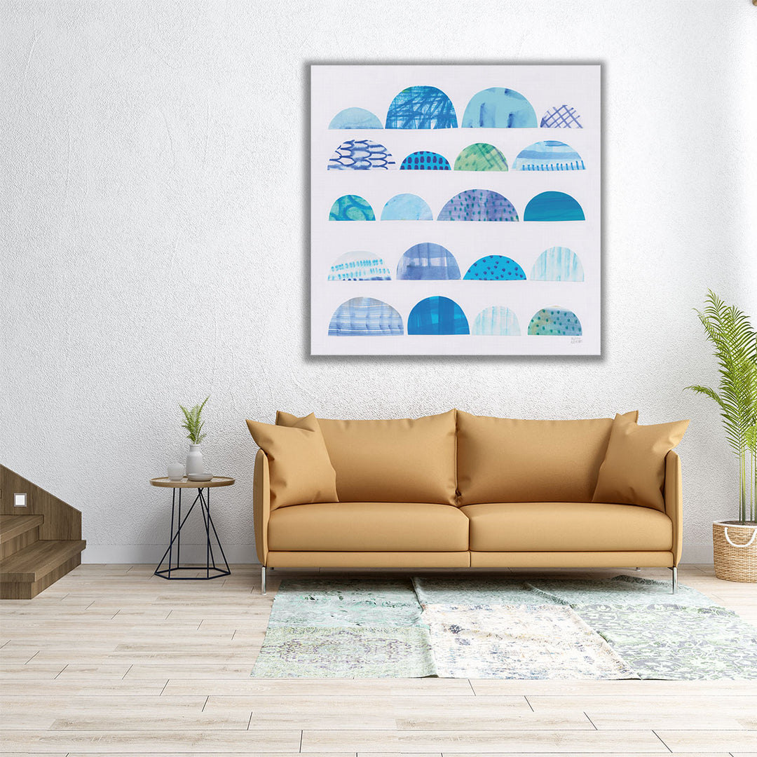 Half Moon Abstract I - Canvas Print Wall Art