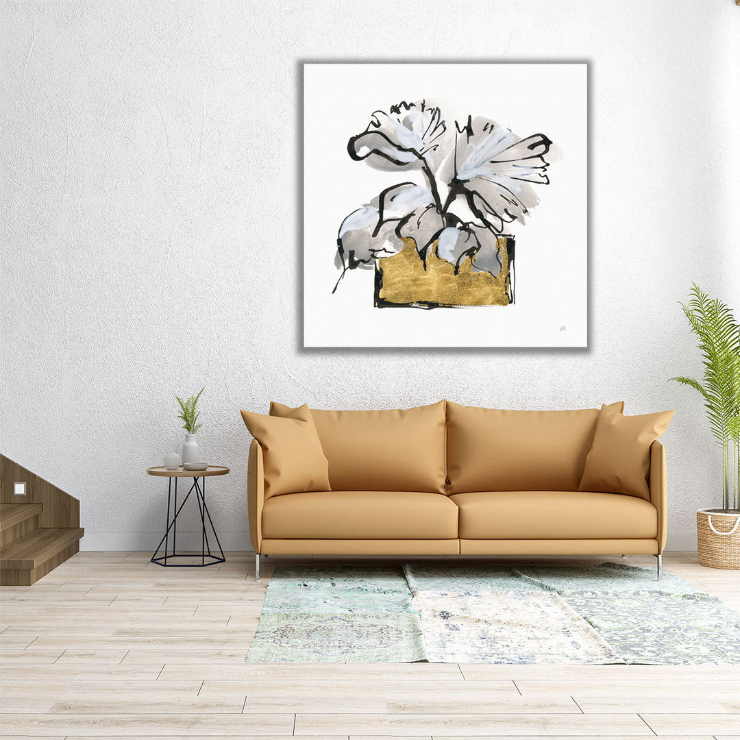 24x24 botanical canvas art print