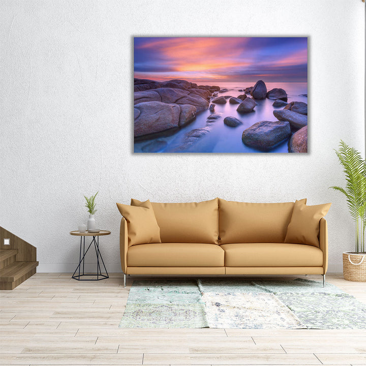 Sunset at Hadmarrumphung, Thailand - Canvas Print Wall Art
