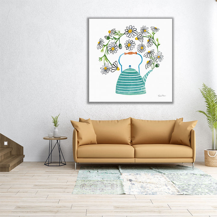 24x24 canvas floral watercolor hanging art