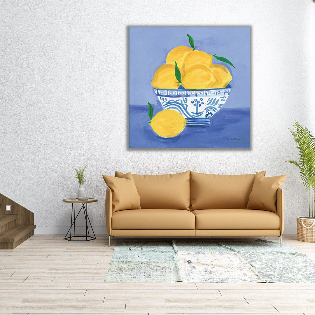 30x30 canvas print lemon canvas