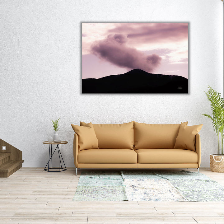 60x40 mountain and cloud scene in neutral tones