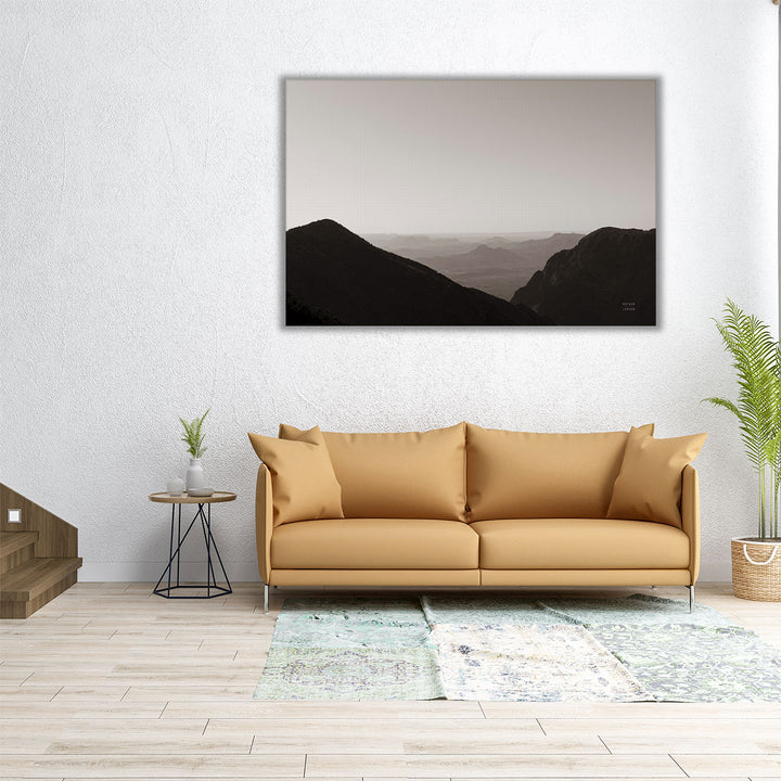 30x20 country mountain wall art with soft sky
