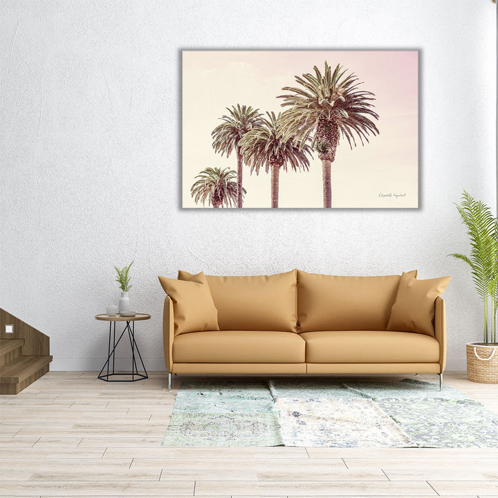 Pastel Palms - Canvas Print Wall Art