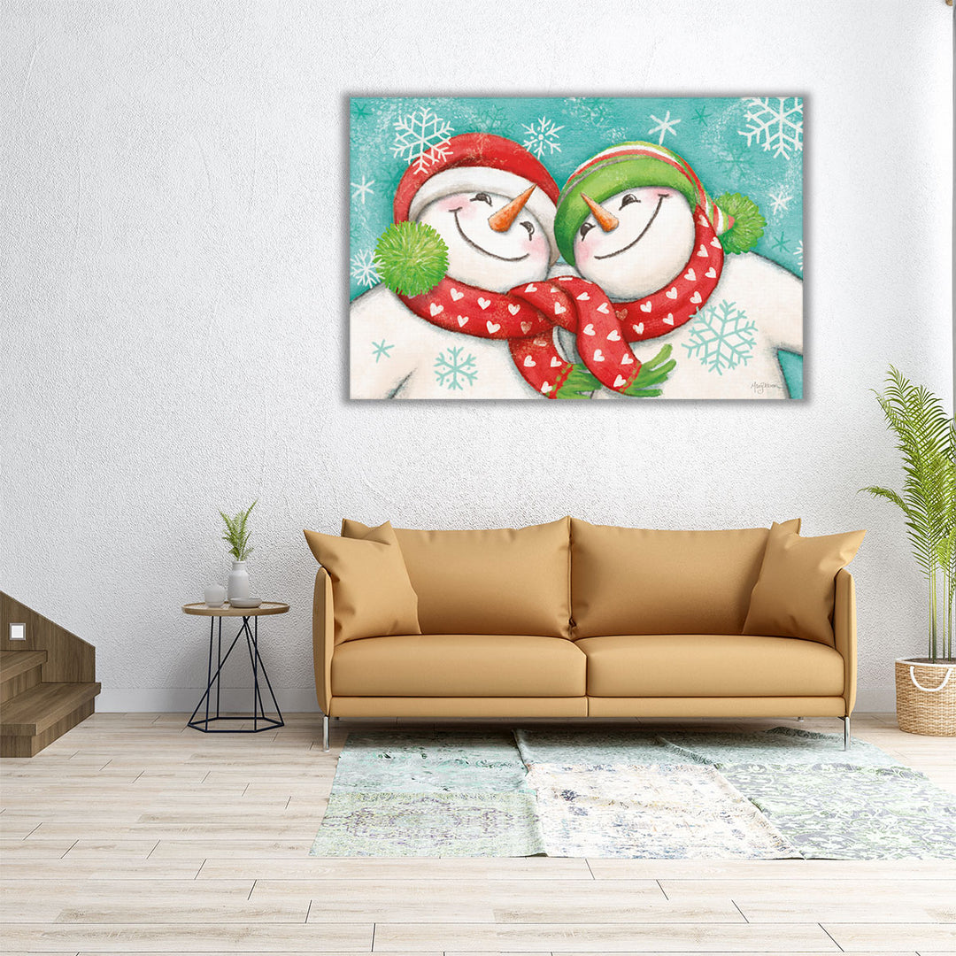 Let it Snow II Eyes Open - Canvas Print Wall Art