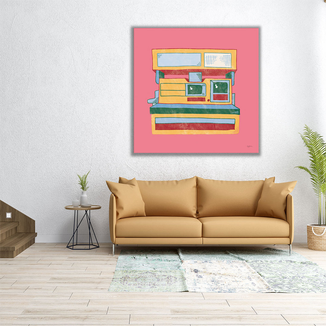 Retro Polaroid No Words - Canvas Print Wall Art