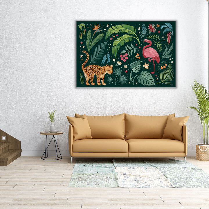 Jungle Love II - Canvas Wall Art