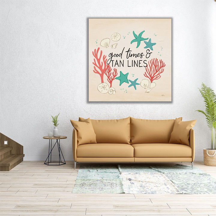 Beach Time IV - Canvas Print Wall Art
