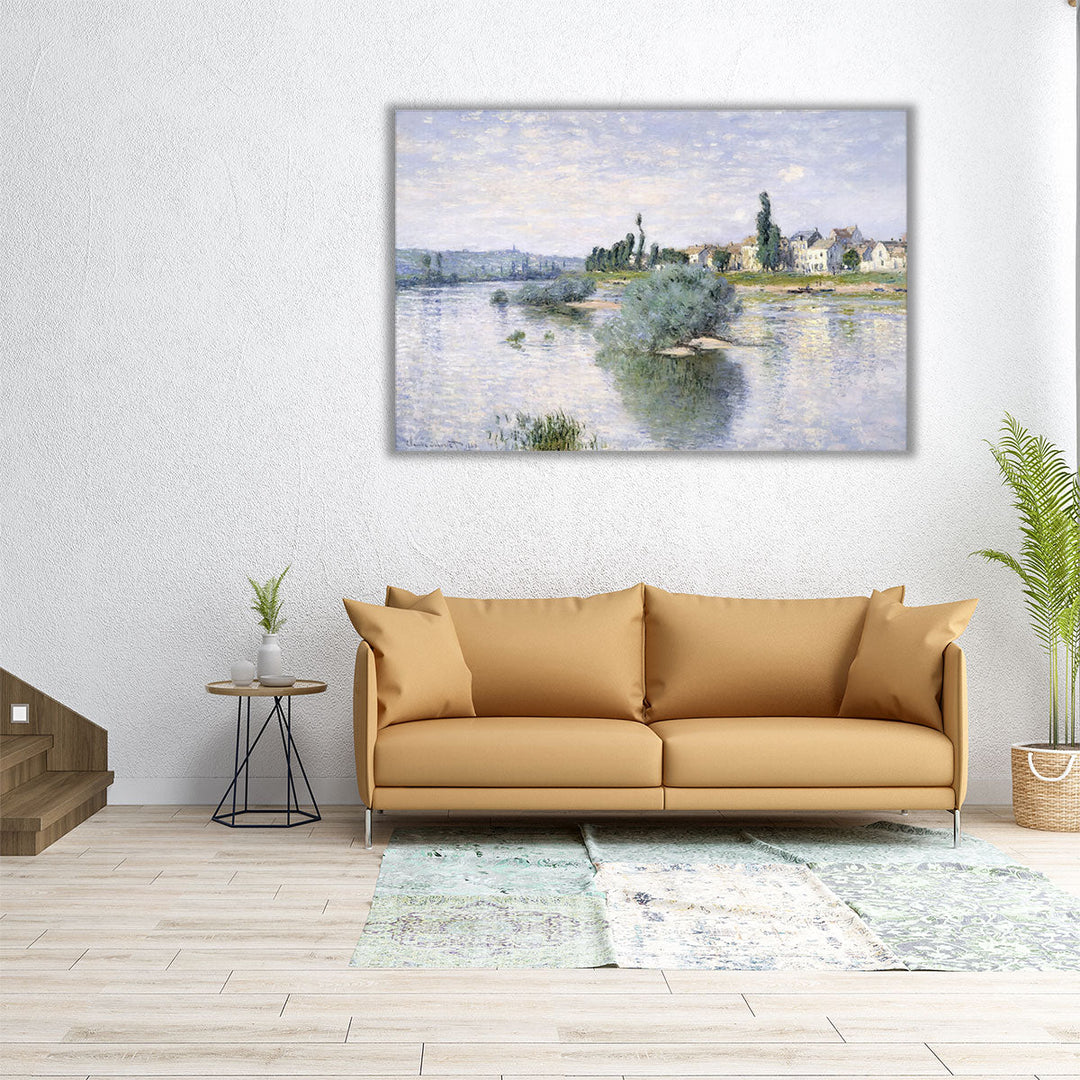 The Seine at Lavacourt, 1880 - Canvas Print Wall Art
