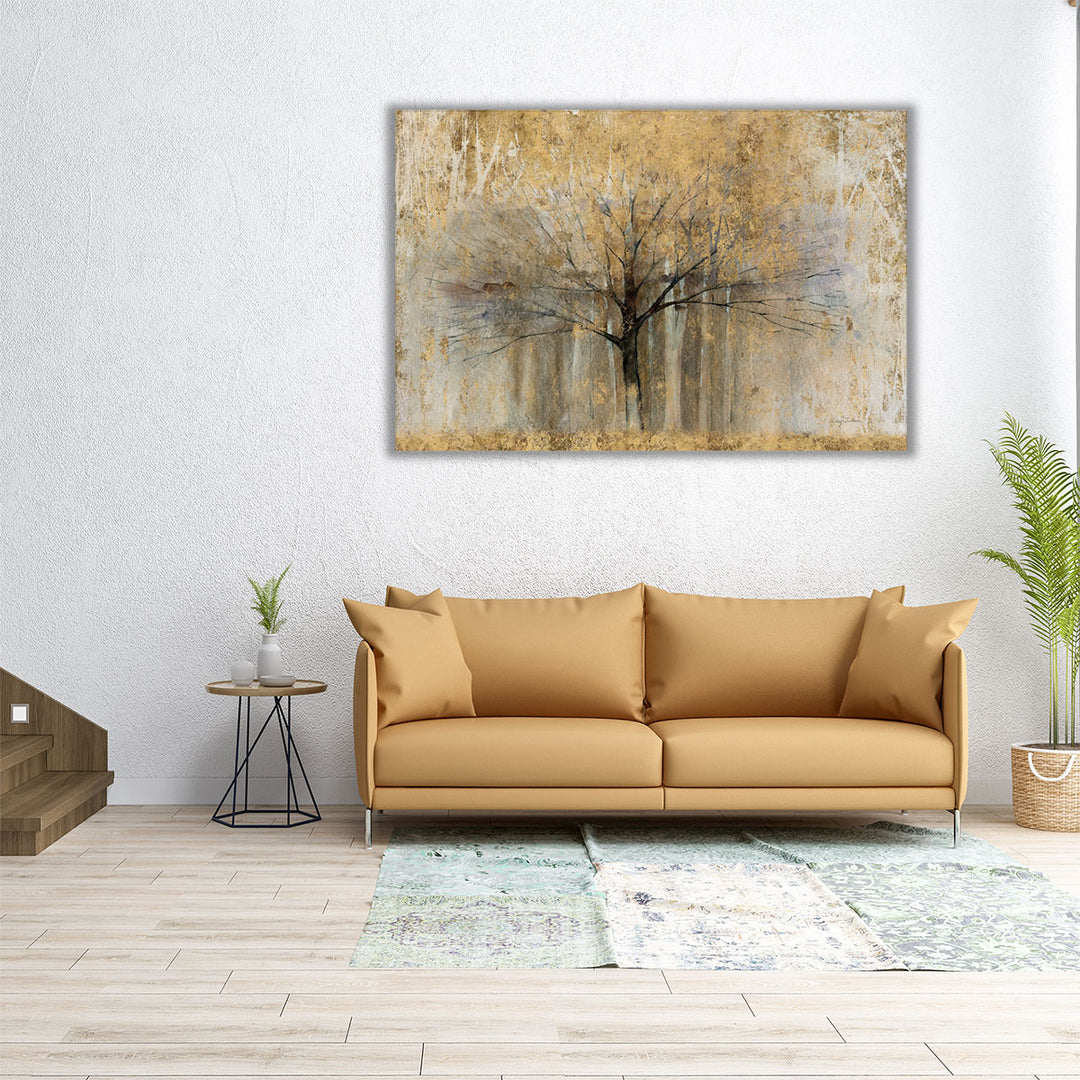 36x24 wrapped canvas forest art display