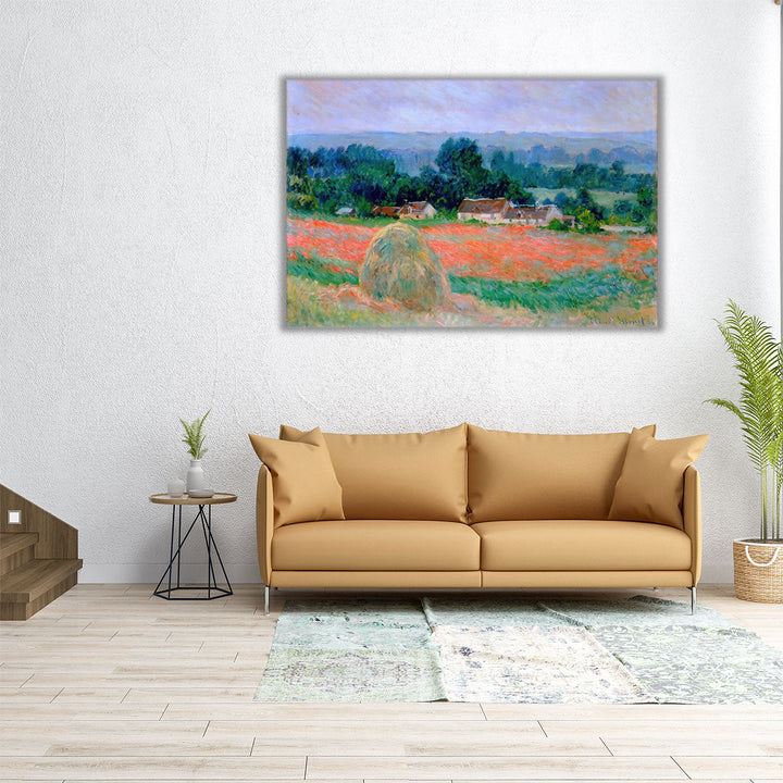 Haystack at Giverny, 1886 - Canvas Print Wall Art