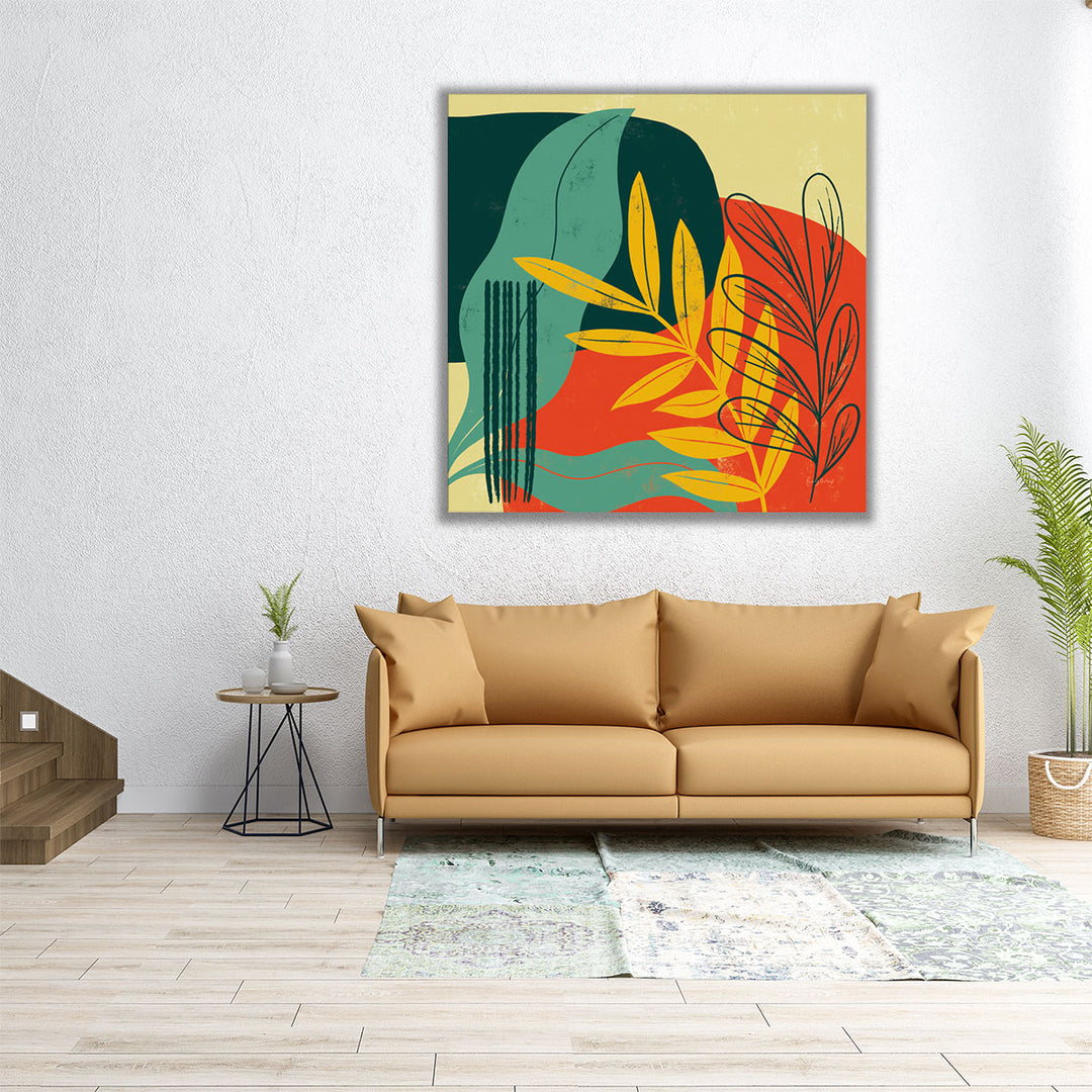 Mid Century Modern II - Canvas Print Wall Art