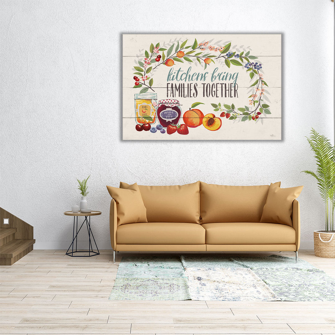 36x24 Canvas Print – fruit and jar close-up