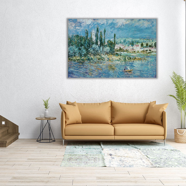 Landscape with Thunderstorm, Vetheuil, 1880 - Canvas Print Wall Art