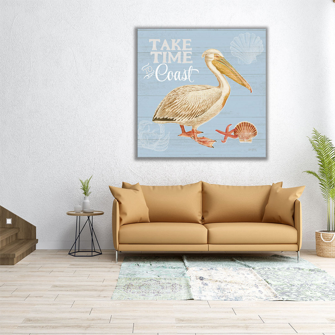 Bayside I Blue - Canvas Print Wall Art