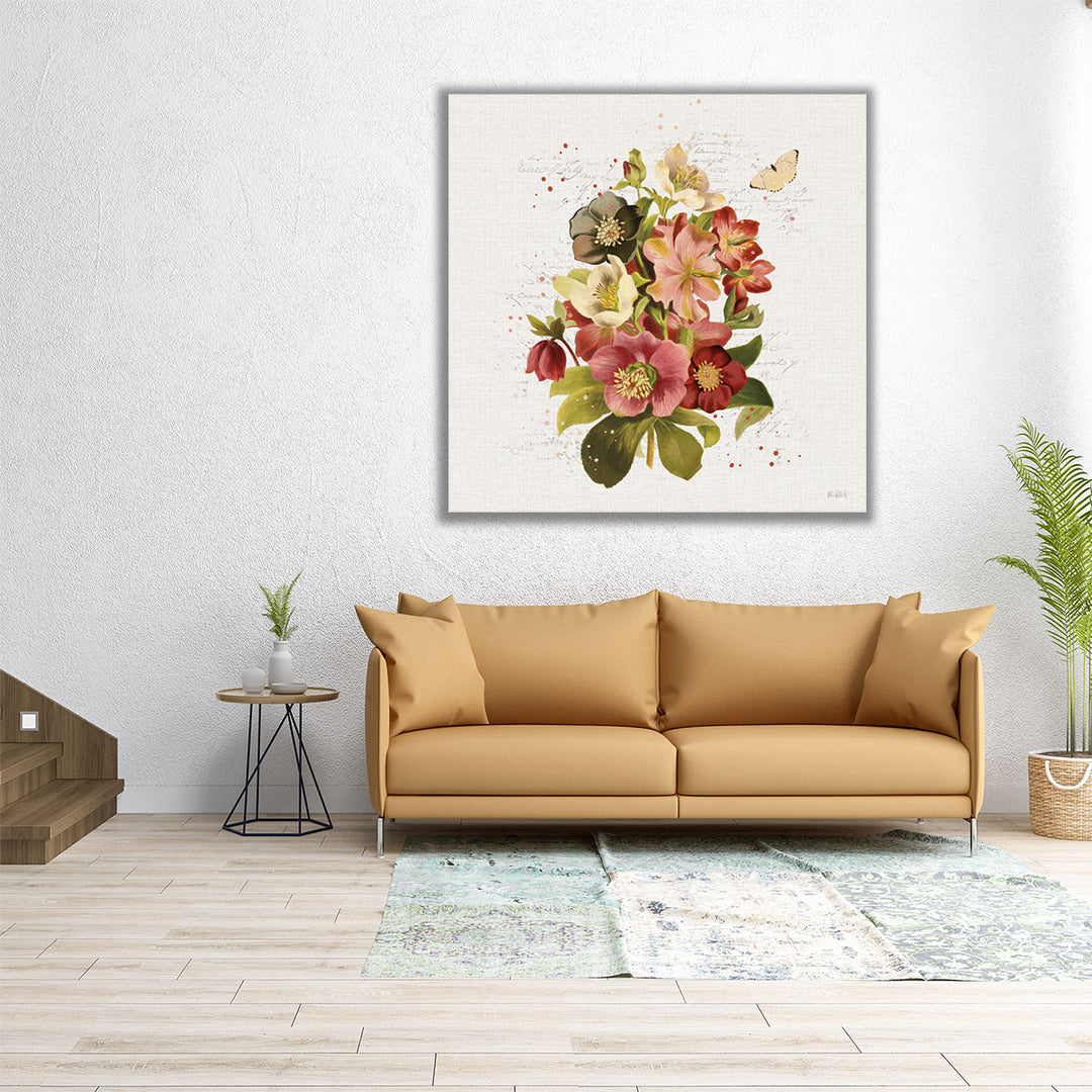 Vintage Petals VIII - Canvas Print Wall Art