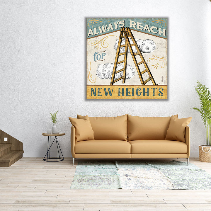 24x24 wrapped canvas motivational office art