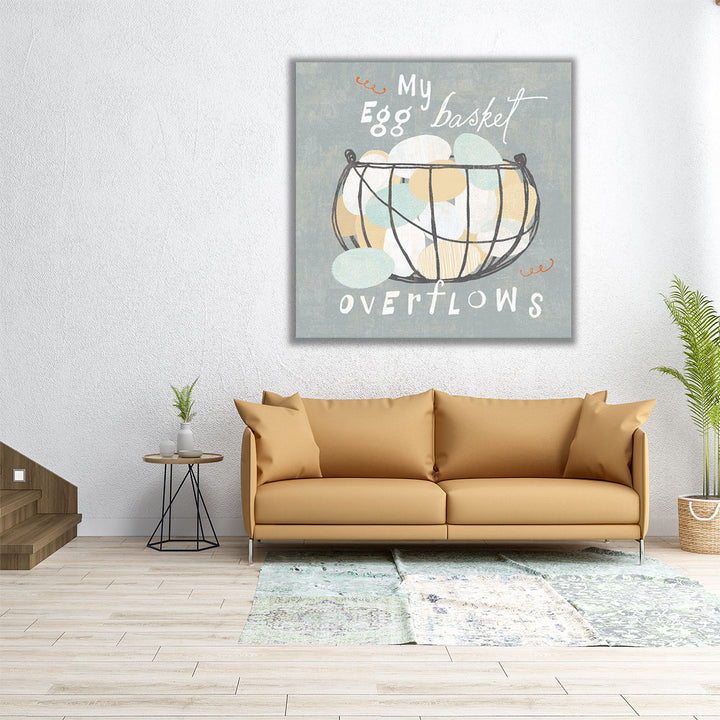 24x24 canvas print – modern typography design