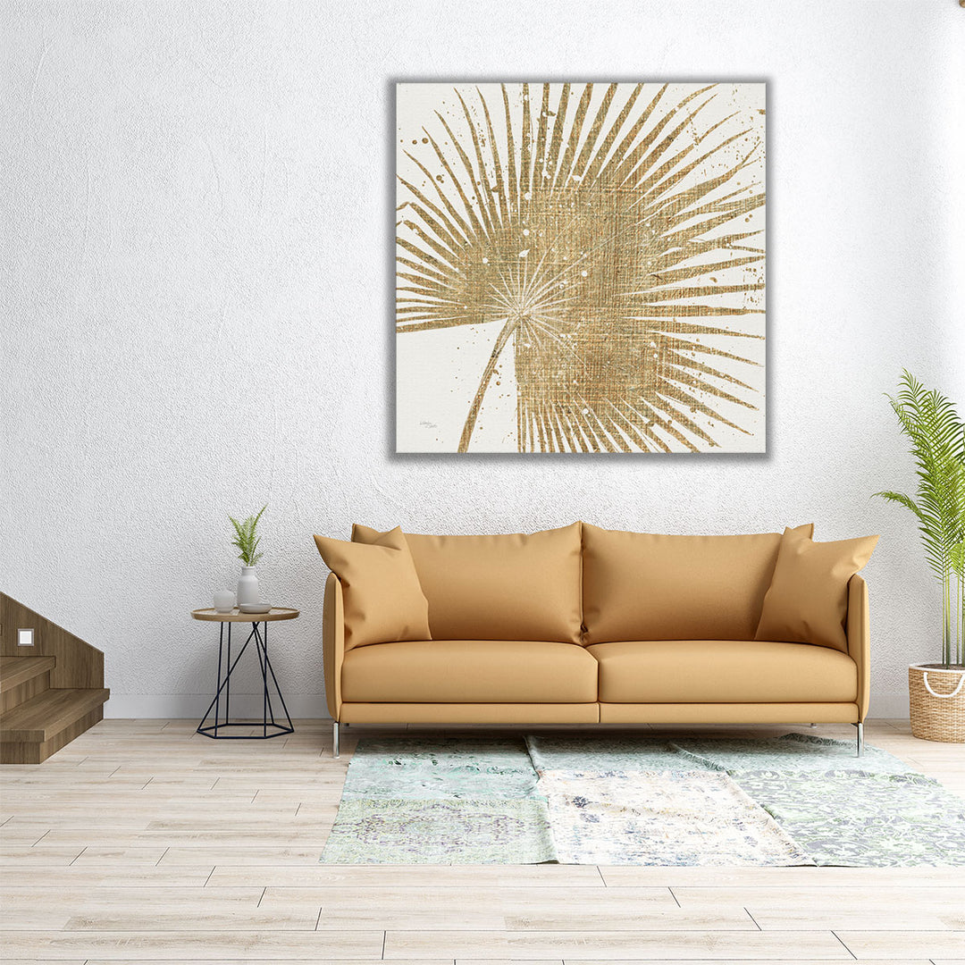 Gold Leaves II - Canvas Print Wall Art