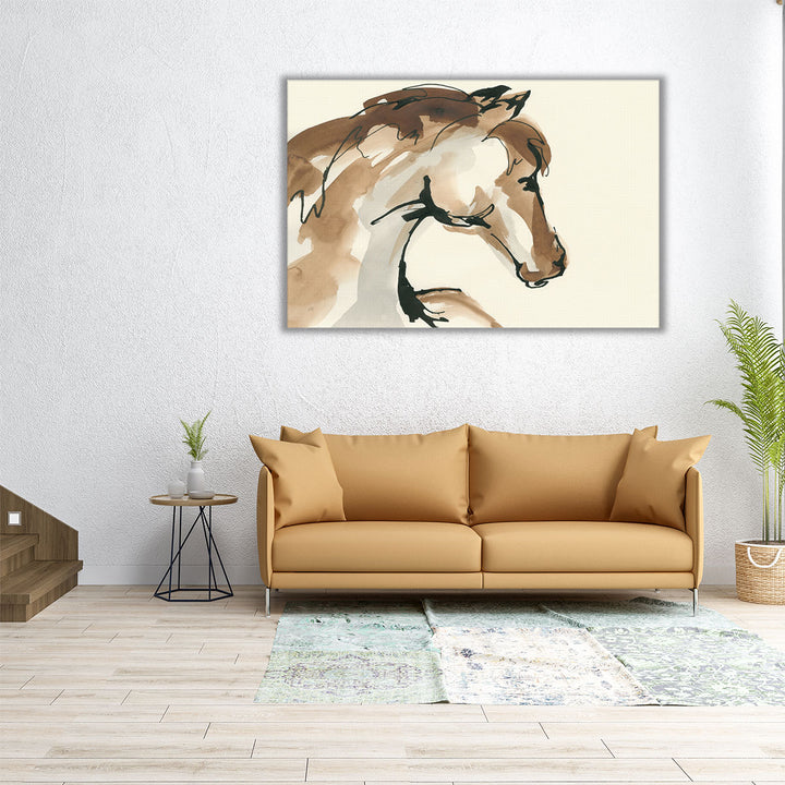 36x24 farmhouse horse canvas print