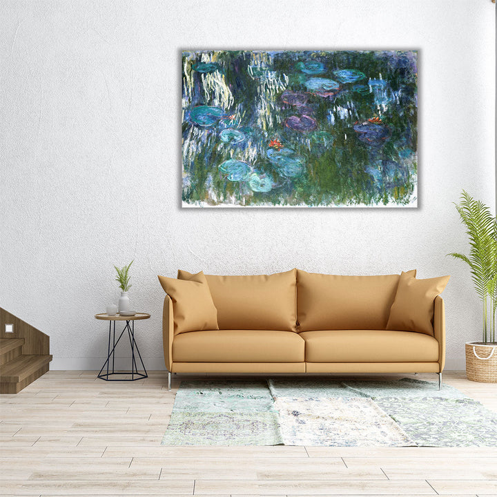 Water Lilies, 1916–1919 - Canvas Print Wall Art