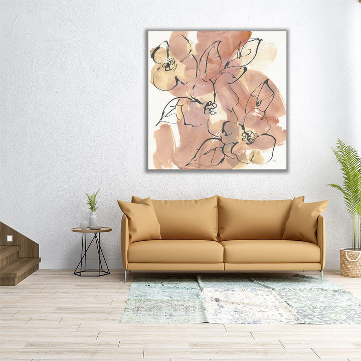 Cashmere Flora II - Canvas Print Wall Art