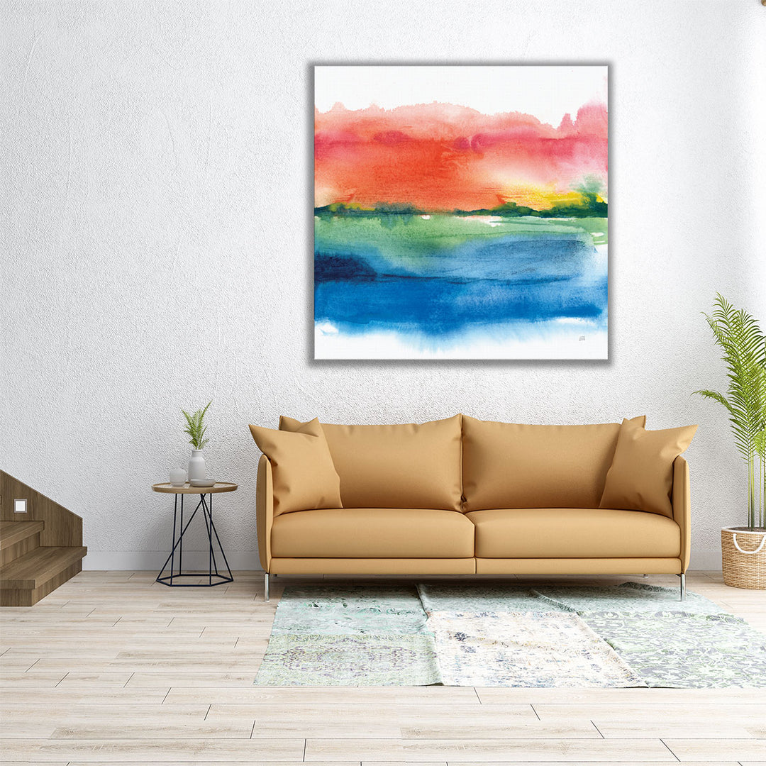 Jewel Waterway I - Canvas Print Wall Art