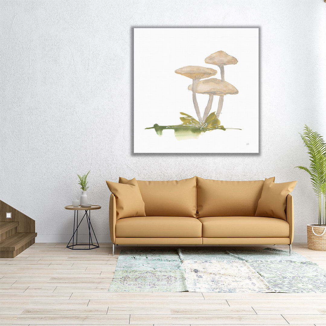 Mellow Mushrooms I - Canvas Print Wall Art