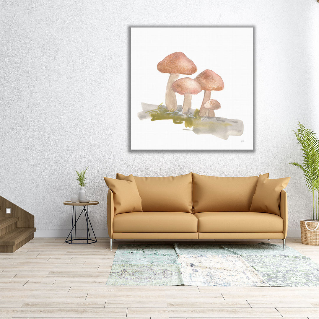 Mellow Mushrooms II - Canvas Print Wall Art