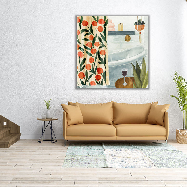 Bath Retreat I - Canvas Print Wall Art